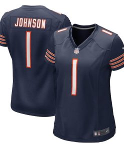 Alternative view of Jaylon Johnson Chicago Bears Nike Women's  Game Jersey -  Navy