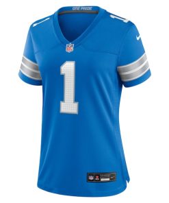 Alternative view of Jameson Williams Detroit Lions Nike Women's Game Player Jersey - Blue