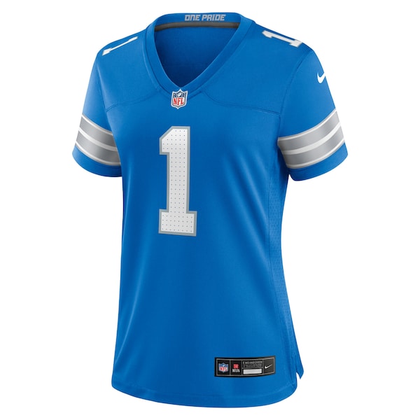 Jameson Williams Detroit Lions Nike Women's Game Player Jersey - Blue - Image 2