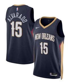 Jose Alvarado New Orleans Pelicans Nike Unisex Swingman Jersey - Association Edition - Navy