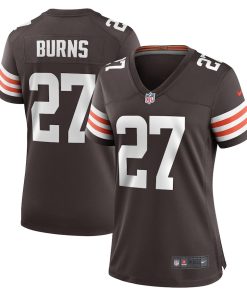 Lorenzo Burns Cleveland Browns Nike Women's Team Game Jersey -  Brown