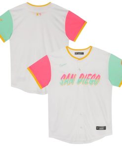San Diego Padres Nike Preschool City Connect Jersey - White