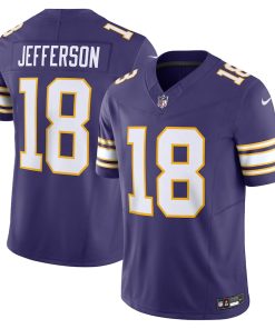 Justin Jefferson Minnesota Vikings Nike Classic Vapor F.U.S.E. Limited Jersey - Purple