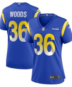 Charles Woods Los Angeles Rams Nike Women's Game Jersey -  Royal