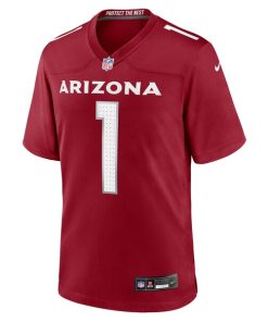 Alternative view of Number 1 Groom Arizona Cardinals Nike Game Jersey - Cardinal