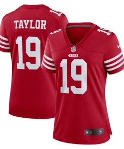 Trent Taylor San Francisco 49ers Nike Women's Team Game Jersey -  Scarlet