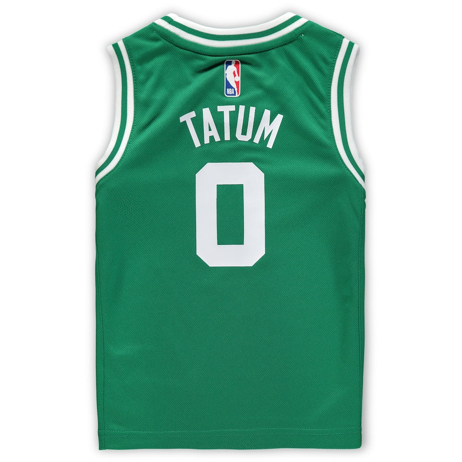 Jayson Tatum Boston Celtics Nike Preschool 2018/19 Replica Jersey - Icon Edition - Kelly Green - Image 3