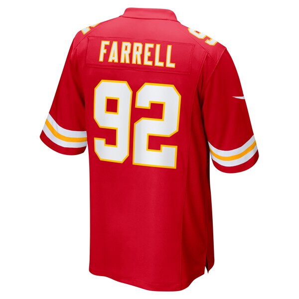 Neil Farrell Jr. Kansas City Chiefs Nike Team Game Jersey - Red - Image 3