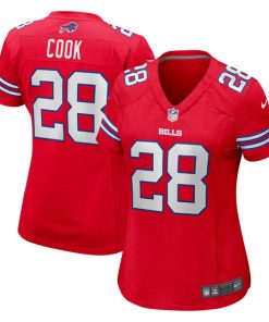 James Cook Buffalo Bills Nike Women's Player Jersey - Red