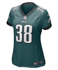 Alternative view of Lew Nichols III Philadelphia Eagles Nike Women's  Game Jersey - Midnight Green