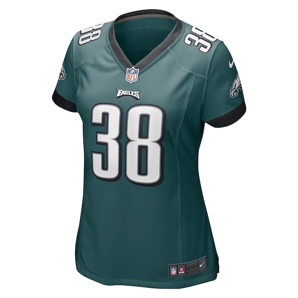 Lew Nichols III Philadelphia Eagles Nike Women's Game Jersey - Midnight Green - Image 2