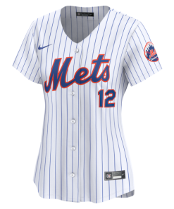 Alternative view of Francisco Lindor New York Mets Nike Women's Home Limited Jersey - White