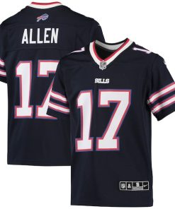 Josh Allen Buffalo Bills Nike Youth Inverted Team Game Jersey - Navy