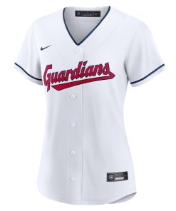 Alternative view of Women's Cleveland Guardians Nike Home Replica Team Jersey - White