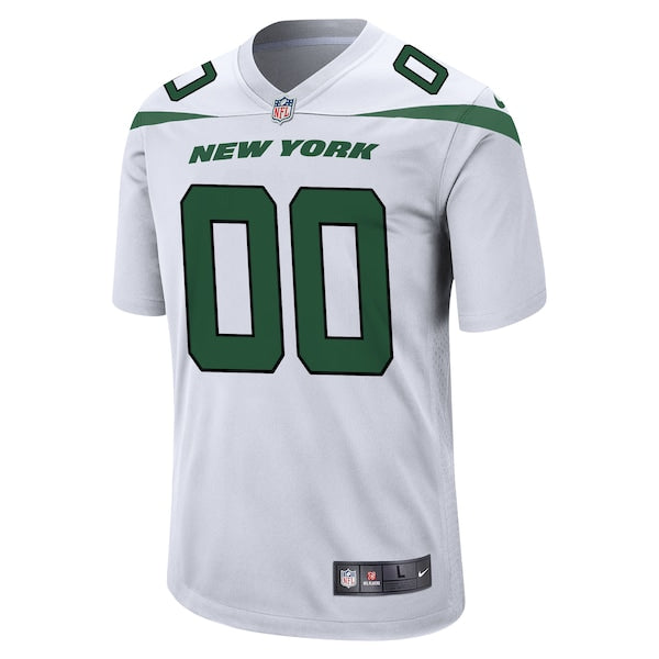 New York Jets Nike Custom Game Jersey - White - Image 2
