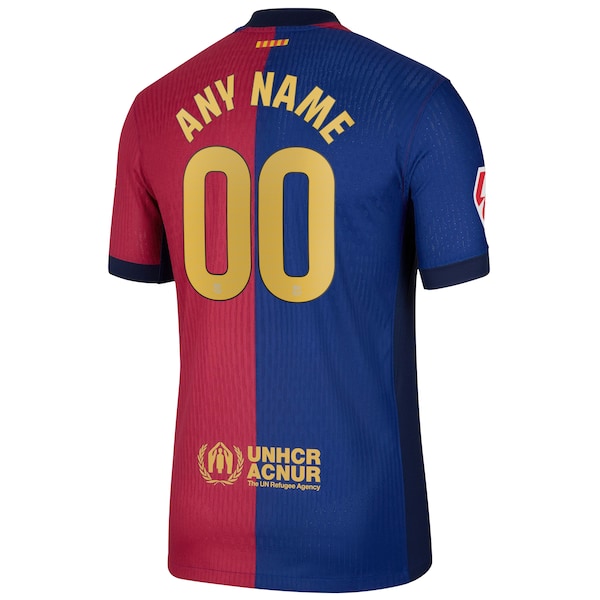Barcelona Nike 2024/25 Home Authentic Custom Jersey - Royal - Image 3