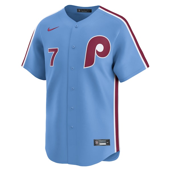 Trea Turner Philadelphia Phillies Nike Alternate Limited Player Jersey?ยจC Light Blue - Image 2
