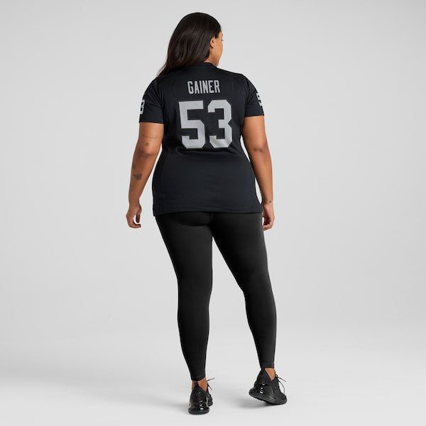 Amari Gainer Las Vegas Raiders Nike Women's Game Jersey - Black - Image 7
