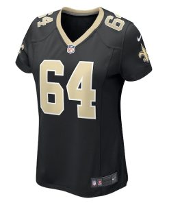 Alternative view of Nick Saldiveri New Orleans Saints Nike Women's Team Game Jersey -  Black