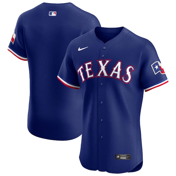 Texas Rangers Nike Alternate Vapor Premier Elite Patch Jersey - Royal - Image 2