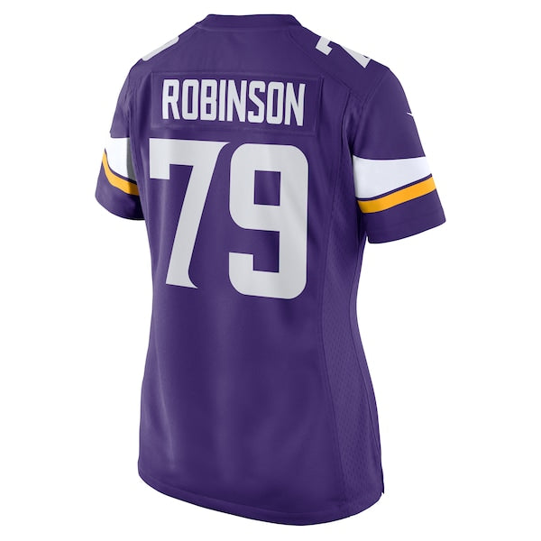 Tyrese Robinson Minnesota Vikings Nike Women's Team Game Jersey - Purple - Image 3