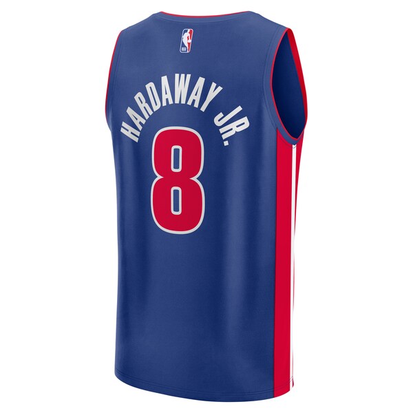 Tim Hardaway Jr. Detroit Pistons Fast Break Replica Player Jersey - Icon Edition - Blue - Image 3