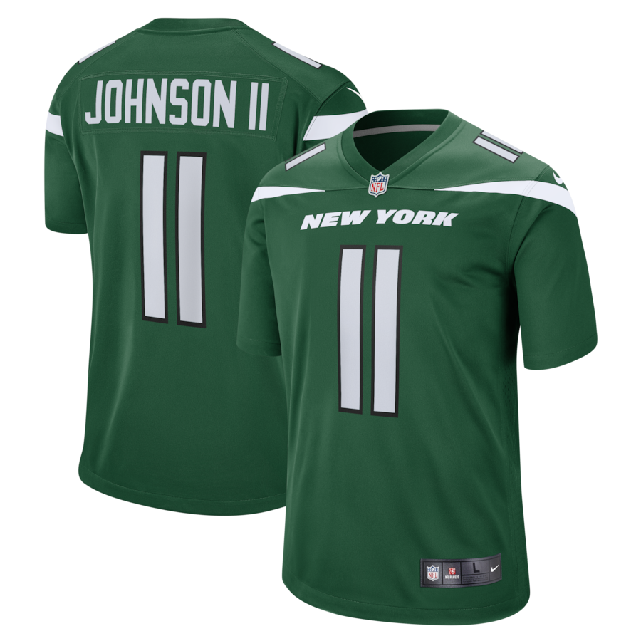 Jermaine Johnson II New York Jets Nike Alternate Game Jersey - Spotlight White/Green - Image 5