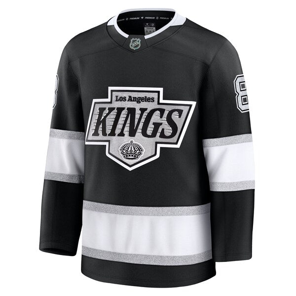 Drew Doughty Los Angeles Kings Home Premium Jersey - Black - Image 2