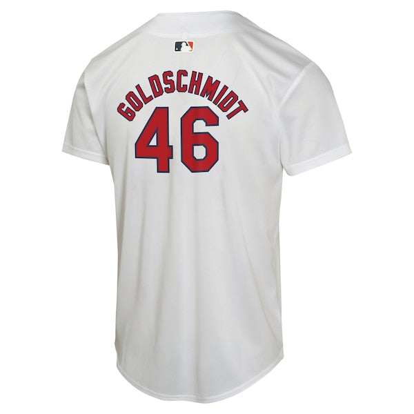 Paul Goldschmidt St. Louis Cardinals Nike Youth Home Game Player Jersey - White - Image 2