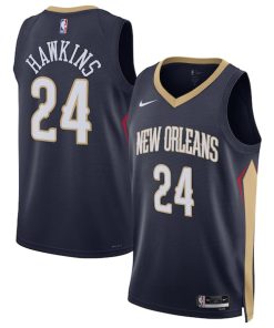 Jordan Hawkins New Orleans Pelicans Nike Unisex Swingman Jersey - Icon Edition - Navy