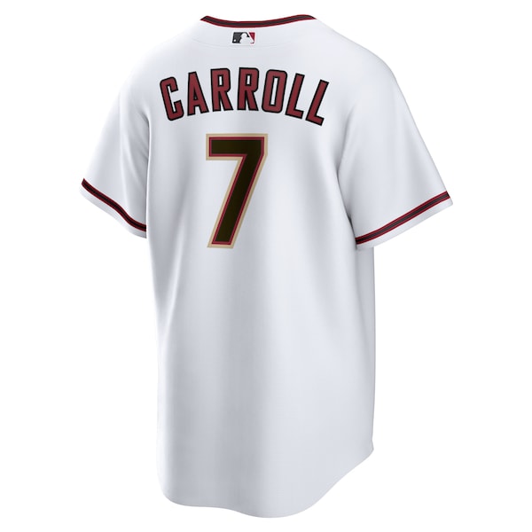 Corbin Carroll Arizona Diamondbacks Nike Home Replica Player Jersey - White - Image 3