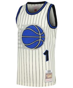 Alternative view of Penny Hardaway Orlando Magic Chainstitch Swingman Jersey - Cream