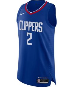 Alternative view of Kawhi Leonard LA Clippers Nike Authentic Jersey - Association Edition - Royal