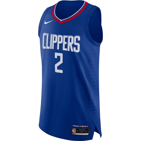 Kawhi Leonard LA Clippers Nike Authentic Jersey - Association Edition - Royal - Image 2
