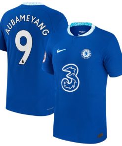 Pierre-Emerick Aubameyang Chelsea Nike 2022/23 Home Vapor Match Authentic Player Jersey - Blue