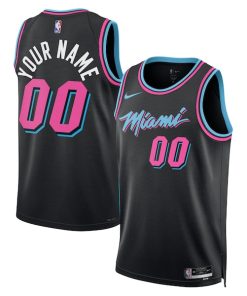 Miami Heat Nike Unisex 2025/26 City Edition Swingman Custom Jersey - Black