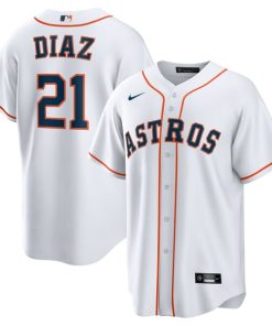 Yainer Diaz Houston Astros Nike Home Replica Jersey - White