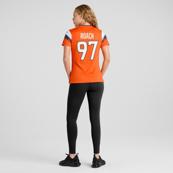 Malcolm Roach Denver Broncos Nike Women's Team Game Jersey - Orange - Image 5