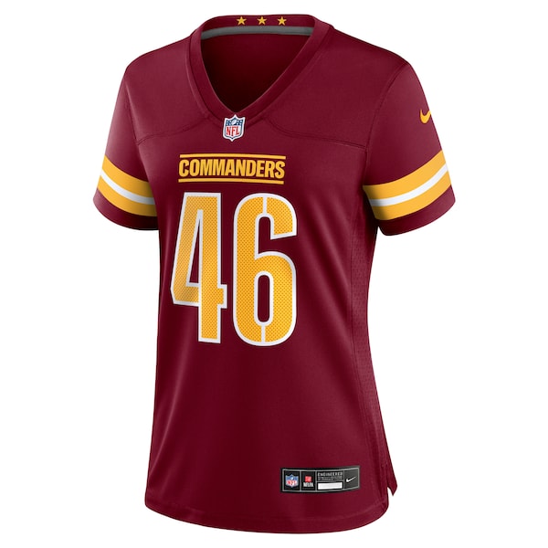 Greg Joseph Washington Commanders Nike Women's Team Game Jersey - Burgundy - Image 2