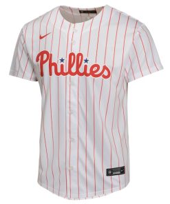 Alternative view of Trea Turner Philadelphia Phillies Nike Youth Home Game Player Jersey - White