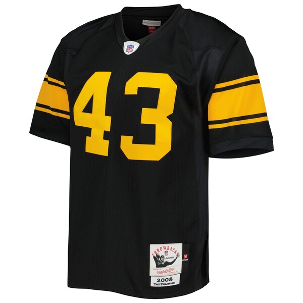 Troy Polamalu Pittsburgh Steelers 2008 Authentic Throwback Retired Player Jersey - Black - Image 2