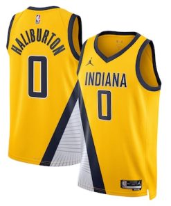 Tyrese Haliburton Indiana Pacers Nike Unisex Swingman Jersey - Icon Edition - Yellow