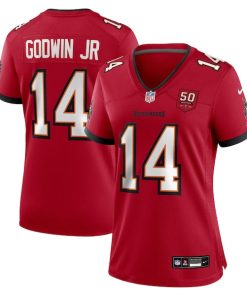Chris Godwin Jr. Tampa Bay Buccaneers Nike Women's 50th Season Team Game Jersey - Red/White