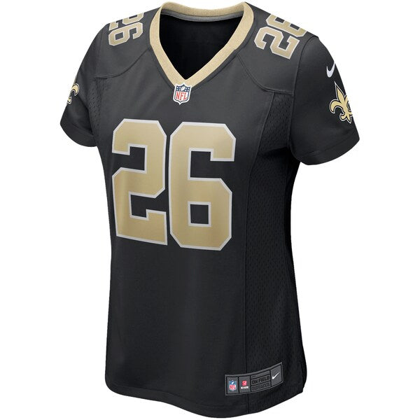 Deuce McAllister New Orleans Saints Nike Women's Game Retired Player Jersey - Black - Image 2