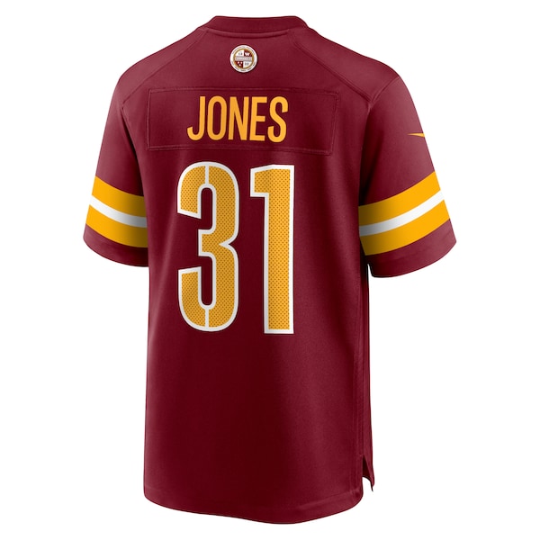 Jonathan Jones Washington Commanders Nike Team Game Jersey - Burgundy - Image 3