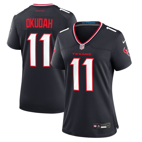 Jeff Okudah Houston Texans Nike Women's Team Game Jersey - Navy