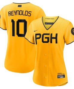 Bryan Reynolds Pittsburgh Pirates Nike Women's 2023 City Connect Replica Player Jersey - Gold