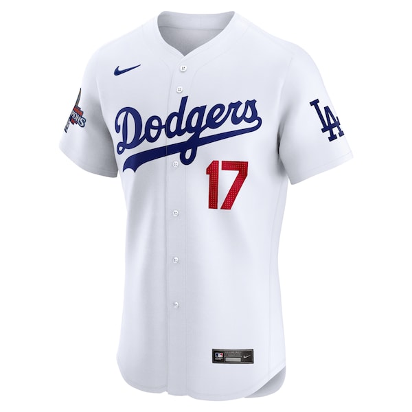Shohei Ohtani Los Angeles Dodgers Nike 2024 World Series Champions Home Elite Player Jersey - White - Image 2