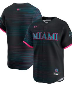 Miami Marlins Nike 2025 City Connect Limited Jersey - Black