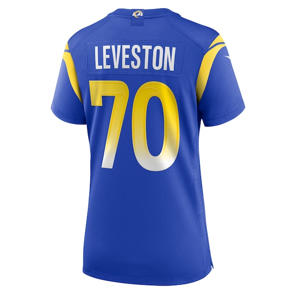 KT Leveston Los Angeles Rams Nike Women's Team Game Jersey - Royal - Image 3